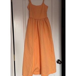 Long Orange Dress